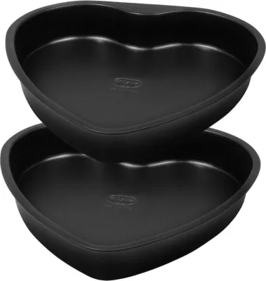 Image de Lot de 2 moules à gâteaux 24/24 cm en acier Dr oetker Tradition