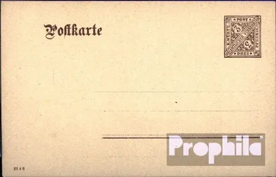 Produktbild von Belege Ganzsachen Württemberg 1908 DP34 Dienstpostkarte un Ziffer