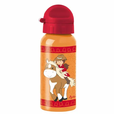 Produktbild von sigikid Gina Galopp Edelstahl Trinkflasche, Wasserflasche, Kindertrinkflasche, Kinder Flasche, 400 ml, 25289