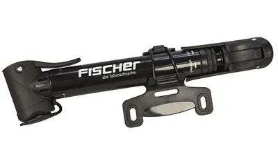 Zdjęcie produktu dla FISCHER 85581 Mini pompka rowerowa FISCHER z uchwytem T, czarna