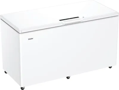 Produktbild von Haier Serie 7 Gefriertruhe, 508 Liter, Fast Freeze-Funktion, antibakterielle Behandlung, einstellbare Temperatur, LED-Licht, , 154,5 x 75 x 89 cm, Weiß – HCE520E