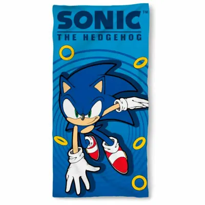 Zdjęcie produktu dla SEGA Sonic The Hedgehog - Mikrowłókniny Ręcznik Plażowy Premium