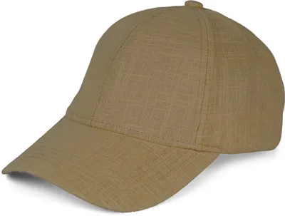 Produktbild von styleBREAKER Uni Leinen Baseball Cap | Verstellbare 6-Panel Basecap mit gebogenem Schirm | Atmungsaktive Sommer Mütze mit Metallschnalle | Leicht, Bequem & Stilvoll