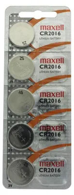 Produktbild von CR2016 Lithium Knopfzelle IEC CR2016 im 5er Pack