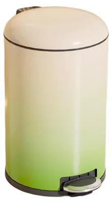 Obrázek produktu pro Kulatý pedálový odpadkový koš s víkem z nerezové oceli