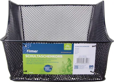Produktbild von Filmer 46.322 Fahrrad Gepäckträgerkorb / Fahrradkorb - Hinten -