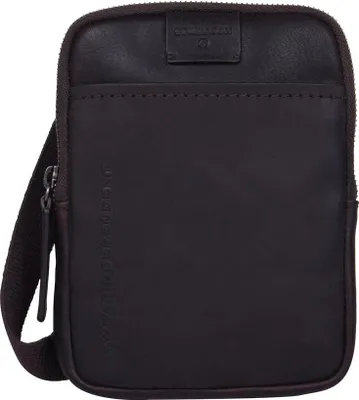 Produktbild von Strellson Brick Lane Brian Shoulderbag xsvz 1 Herren Umhängetasche Leder Hochformat Darkbrown
