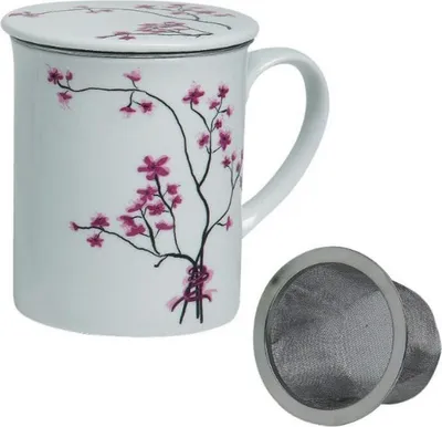 Produktbild von Kräuterteetasse Cherry Blossom 0,3l Porzellan