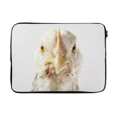 Produktbild von MuchoWow® Laptop Hülle 14 ZollHuhn - Vogel - Schnabel Laptoptasche - Laptoptasche - Stoßsicher - Schutzhaube