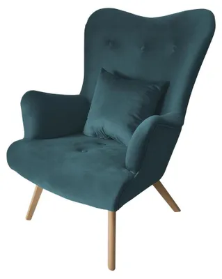 Produktbild von MIRJAN24 Sessel Zawil, Vintage Relaxsessel, Polstersessel, Wohnzimmersessel vom Hersteller (Farbe: Magic Velvet 2222)
