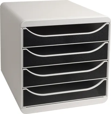 Image de Exacompta Module de classement Big Box 4 tiroirs Office Noir 310014D