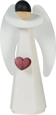 Produktbild von Dekofigur Engel mit Herz (11cm) von KWO