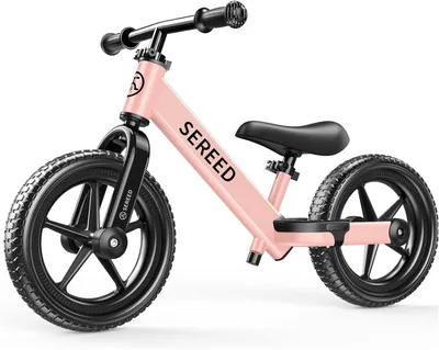 Produktbild von Laufrad 12 Zoll, 2 bis 5 Jahre, werkzeugfrei verstellbar, rosa, für Kinder