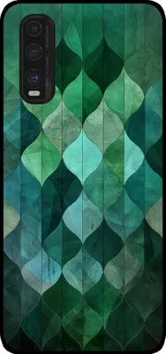 Produktbild von Smartphonica Handyhülle passend für Oppo Find X2 mit grünem  blätter Druck - TPU Rückseite Fall grünes Blatt Design - Grün