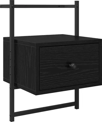 Immagine prodotto di Armadio da Notte Rovere Nero 35 x 30 x 51 cm Legno multistrato