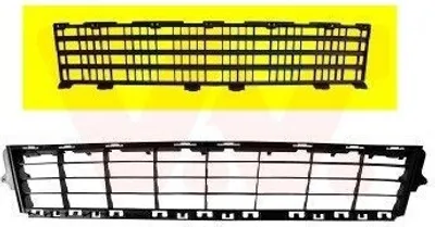 Produktbild von VAN WEZEL Lüftungsgitter Grill Stoßfänger für RENAULT Clio III Schrägheck (BR0/1, CR0/1)
