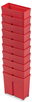 Obrázek produktu pro Sada 10 kusů zásobníků na nářadí pro organizér 10,5 x 5 cm (výška)