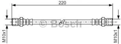 Produktbild von Bosch Bremsschlauch  1 987 476 090