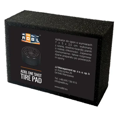 Produktbild von Adbl One Shot Reifenpad-Applikator Zur Reifenbehandlung Für Kunststoffgummi 1 Stk