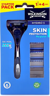 Immagine prodotto di Wilkinson Hydro 5 Protection Regular Clampack - rasoio + 4 testine di ricambio