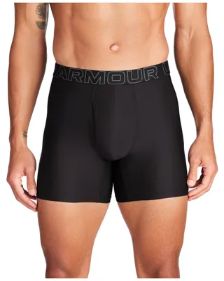 Produktbild von Under Armour Performance Tech Mesh 6´´ Boxershorts 3 Einheiten Schwarz L Mann Schwarz L