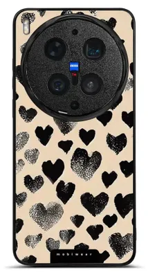 Produktbild von Handyhülle für Vivo X300 Ultra, Mobiwear Glossy Case, Beige Liebe