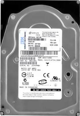 Produktbild von Hitachi Hus151473vl3800 Festplatte, SCSI, 73 GB, 80-Pin, 3,5 Zoll, Server-Festplatte