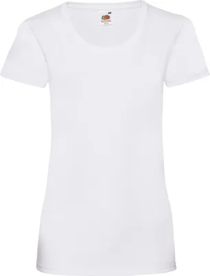 Image de Fruit Of The Loom T-shirt Lady-Fit pour femme (5 pièces/paquet) BC4810 (M) (Blanc)