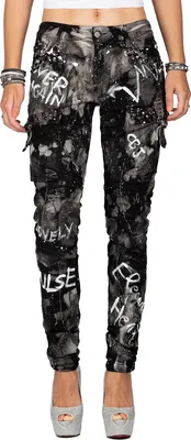 Produktbild von Cipo & Baxx Damen Jeans WD397 Schwarz W26/L34