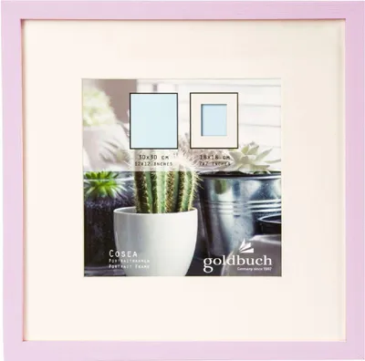 Produktbild von Goldbuch Fotorahmen Cosea 30x30 cm Lila mit Passepartout