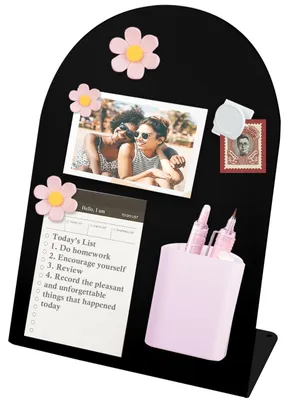 Immagine prodotto di Elzusha - Lavagna magnetica con accessori per appunti e foto