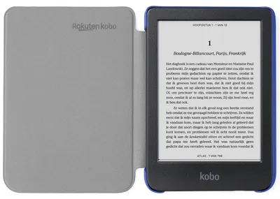 Imagen del producto de Funda Kobo SleepCover N365-AC-BL-O-PU para Kobo Clara Colour Azul