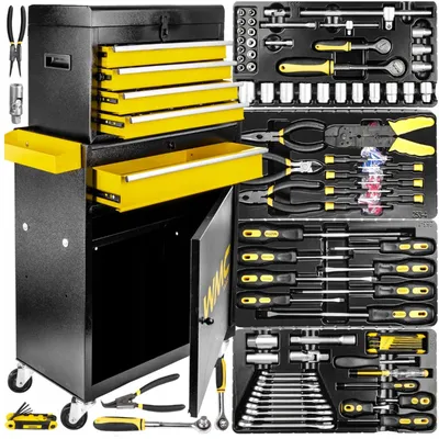Produktbild von Werkzeugschrank-Werkstattwagen 253-teilig.