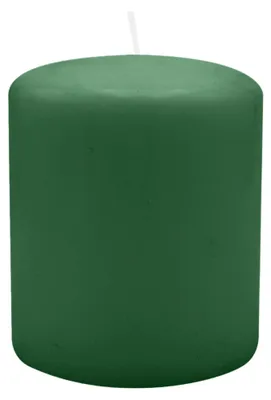 Produktbild von Flachkopf-Stumpenkerzen Fairway Grün 120 x Ø 100 mm, 4 Stück
