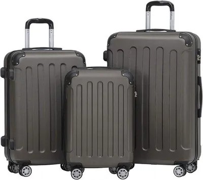 Productafbeelding van Famanu Hartschalenkoffer, trolleykoffer met 4 wielen - Kofferkleur