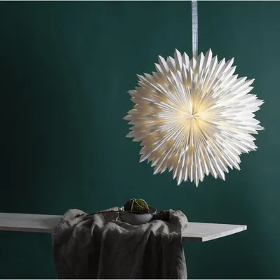 Zdjęcie produktu dla Gwiazda wisząca biała ICE 70 cm