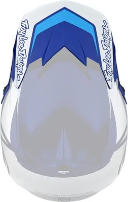 Produktbild von Troy Lee Designs GP Overload Helmschirm Farbe: Blau/Weiß