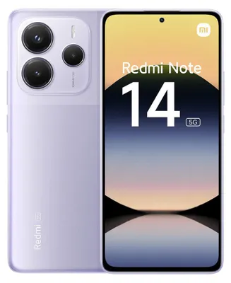 Zdjęcie produktu dla Xiaomi Redmi Note 14 5G 128GB 6GB RAM Dual Lavender Purple EU