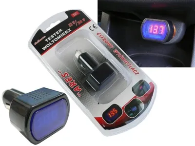 Produktbild von KFZ Voltmeter mit einem Messbereich von 12 Volt bis 24 Volt