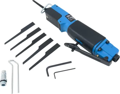 Produktbild von Deuba Druckluft Karosseriesäge 6 Sägeblätter 10.000 U/min gummierter Griff Blechsäge Säbelsäge Blechschneider Stichsäge