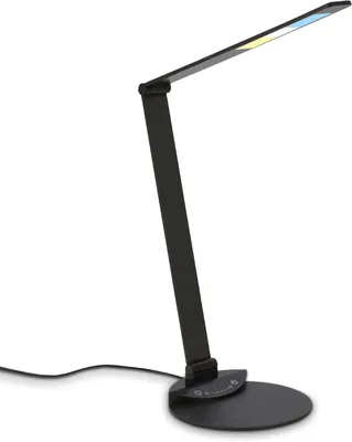 Produktbild von LED Schreibtischlampe Bürolampe schwenkbar Touch CCT Dimmbar Silber 6W Briloner