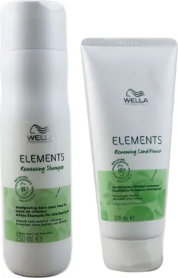Produktbild von Wella Elements stärkendes Shampoo 250 ml & Conditioner 200 ml Set