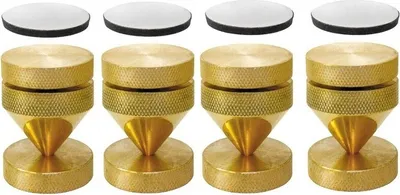 Produktbild von Dynavox Lautsprecher Spikes bis 60 kg, 4er Set Messing