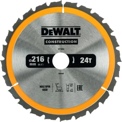 Zdjęcie produktu dla DEWALT tarcza pilarska stacjonarna 216/30 mm 40WZ DT1953-QZ