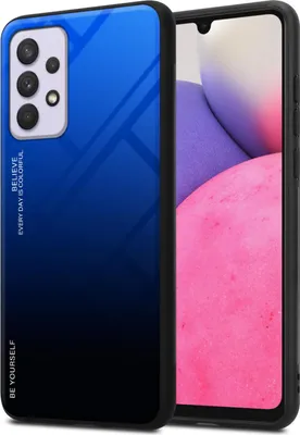 Produktbild von Cadorabo Hülle für Samsung Galaxy A33 5G Schutz Hülle in Schwarz Handyhülle TPU Etui Cover Case Tempered Glas