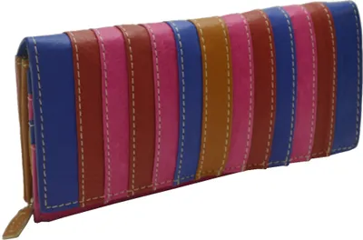 Produktbild von flevado Portemonnaie Regenbogen Farbige Damen Geldbörse knallig buntes Design