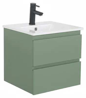 Produktbild von Hängewaschtisch 45cm mit Keramikwaschbecken SORRENTO