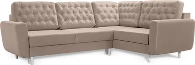 Produktbild von Robin Linda Ecksofa mit Schlaffunktion 2X Bettkasten Kissen Sofa L-Form Schlafsofa Freistehende Eckcouch Schlafcouch Wohnzimmermöbel Wohnlandschaft Rechts Beige