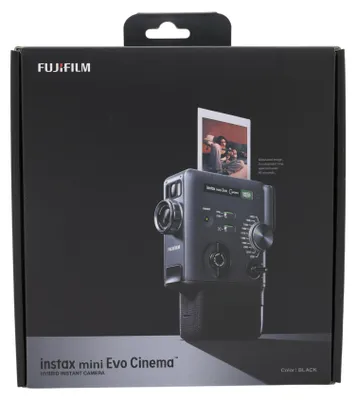 Obrázok produktu pre Fujifilm Instax mini evo Cinema, 1/5", 2560 x 1920 px, 62 x 46 mm, CMOS, Čierna, 28 mm