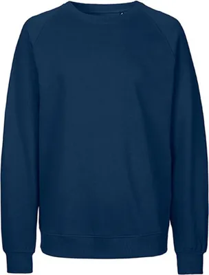 Image de Neutral O63001 | Sweatshirt unie / 100% coton équitable - Couleur : Navy - Taille : XL